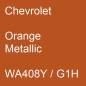 Preview: Chevrolet, Orange Metallic, WA408Y / G1H.